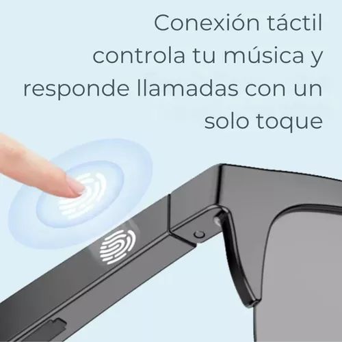 Gafas Inalámbricas Inteligentes con Control Táctil y Bluetooth