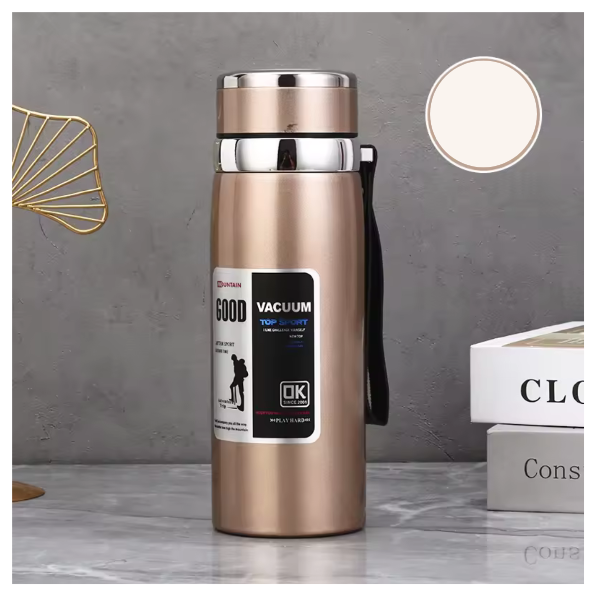 NUEVO TERMO INTELIGENTE PARA CAMPING 600ML