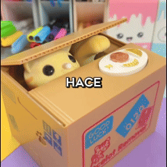 ALCANCÍA ELECTRÓNICA GATO ROBA MONEDAS 